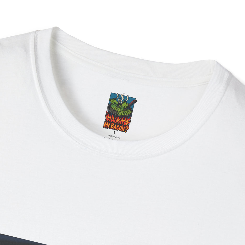 Blocked Retro T-Shirt — Vintage Static TV Graphic Tee