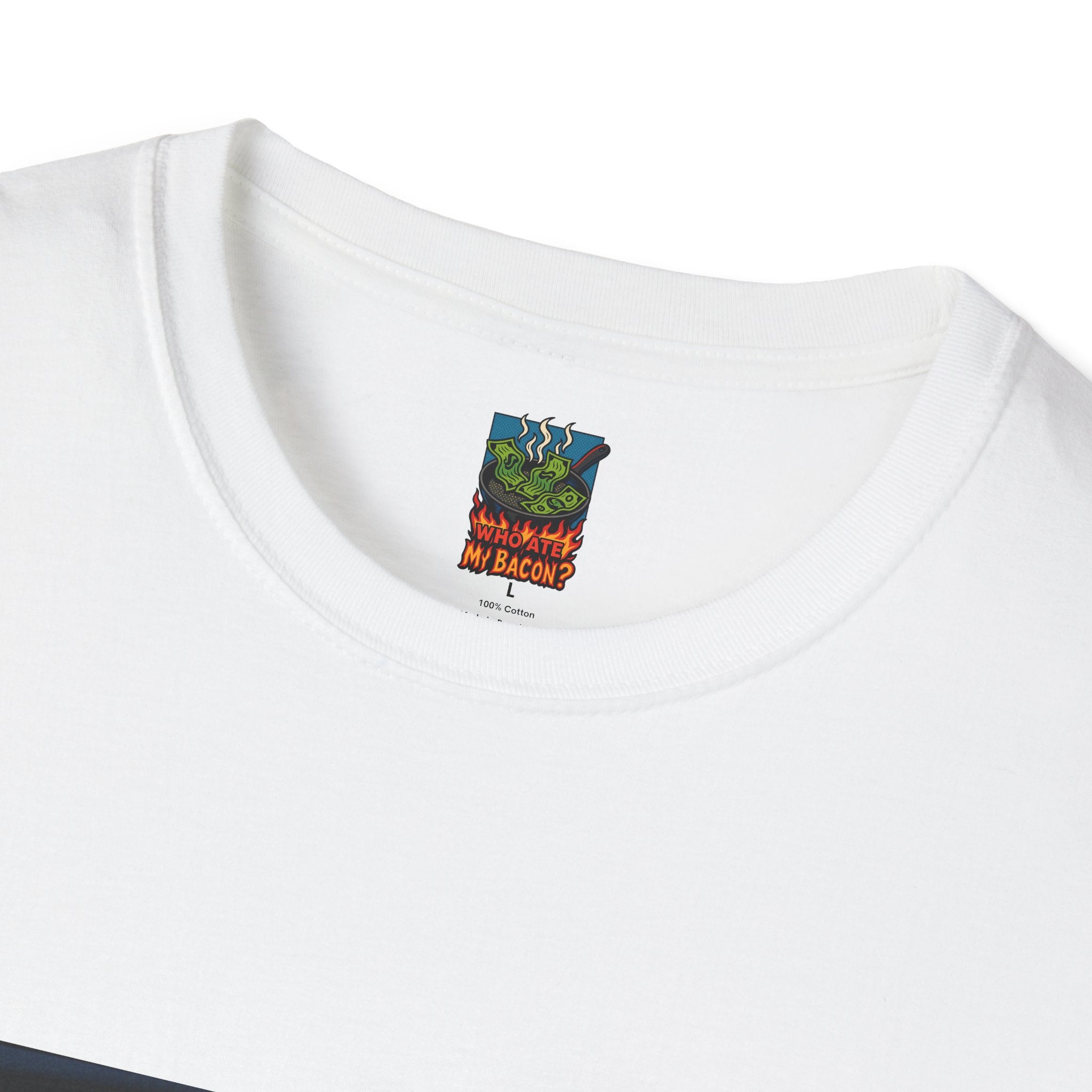 Blocked Retro T-Shirt — Vintage Static TV Graphic Tee