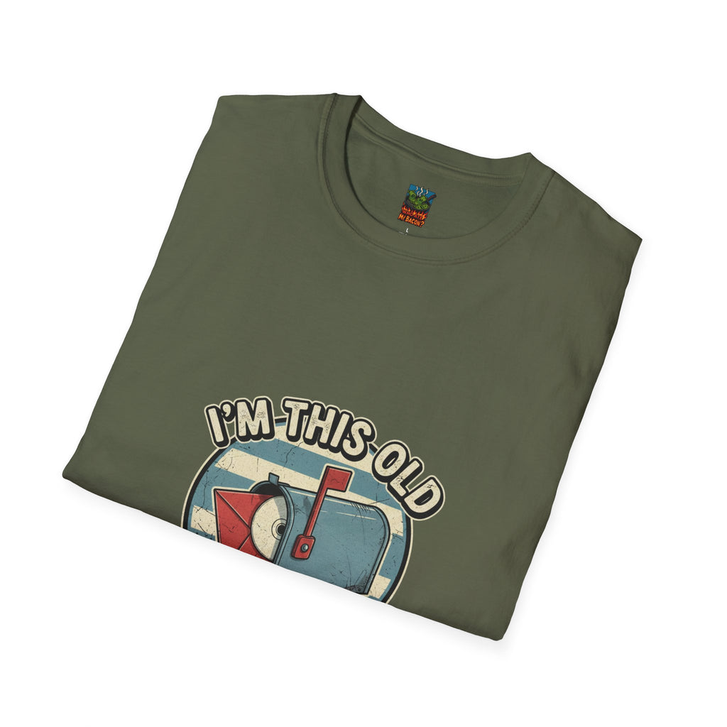 T-Shirt - "I'm This Old" DVD in Mailbox Retro Graphic Tee