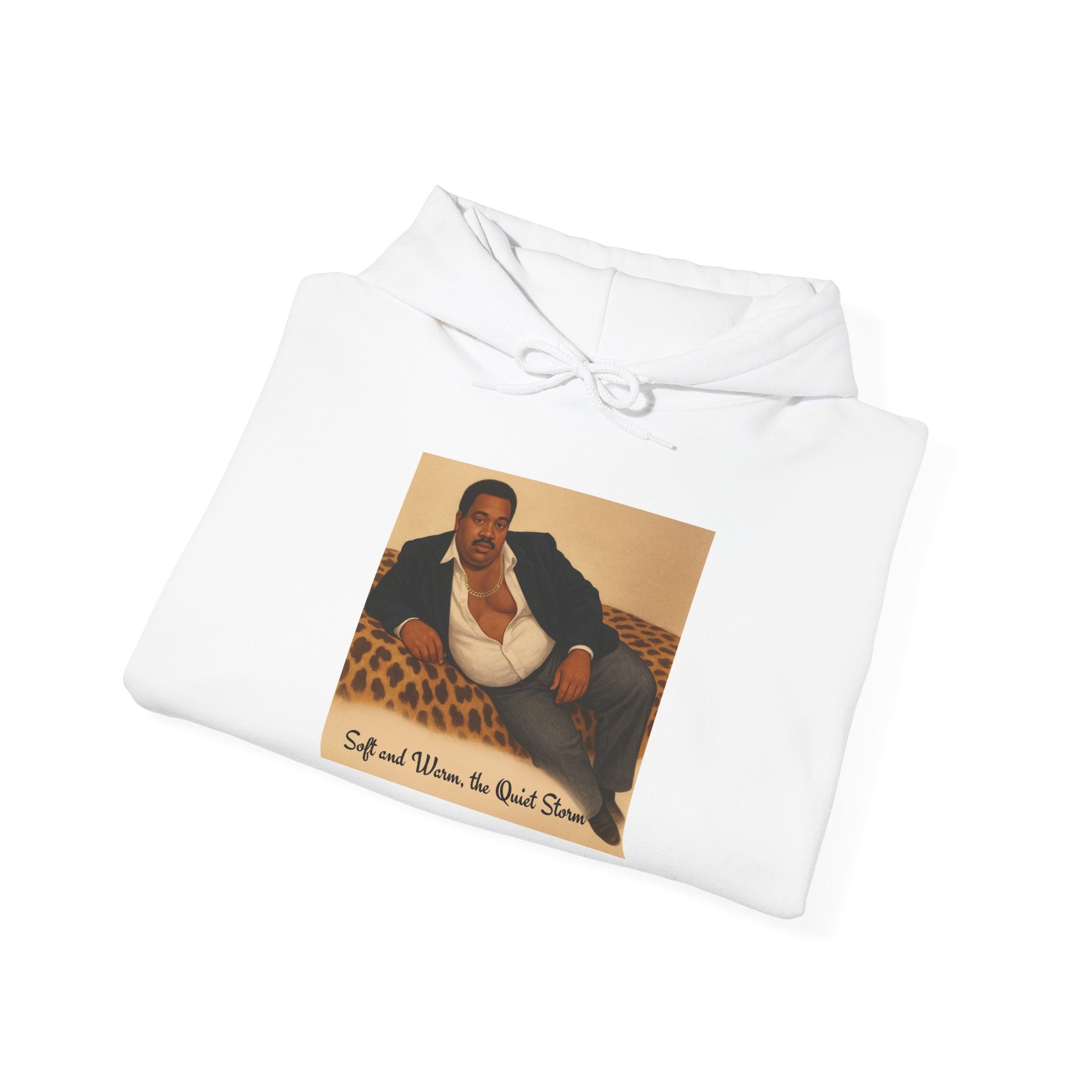 Unisex Heavy Blend™ Hooded Sweatshirt "Soft and Warm, the Quiet Storm"