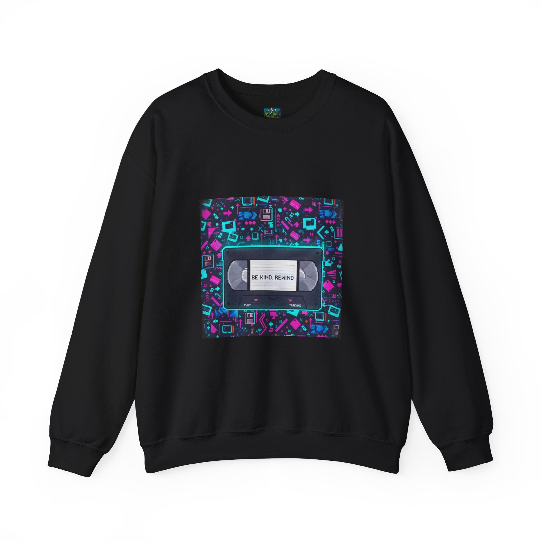 Retro VHS Tape Crewneck Sweatshirt