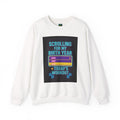 Crewneck Sweatshirt “Scrolling for My Birth Year — Today's Workout” Retro Search Graphic