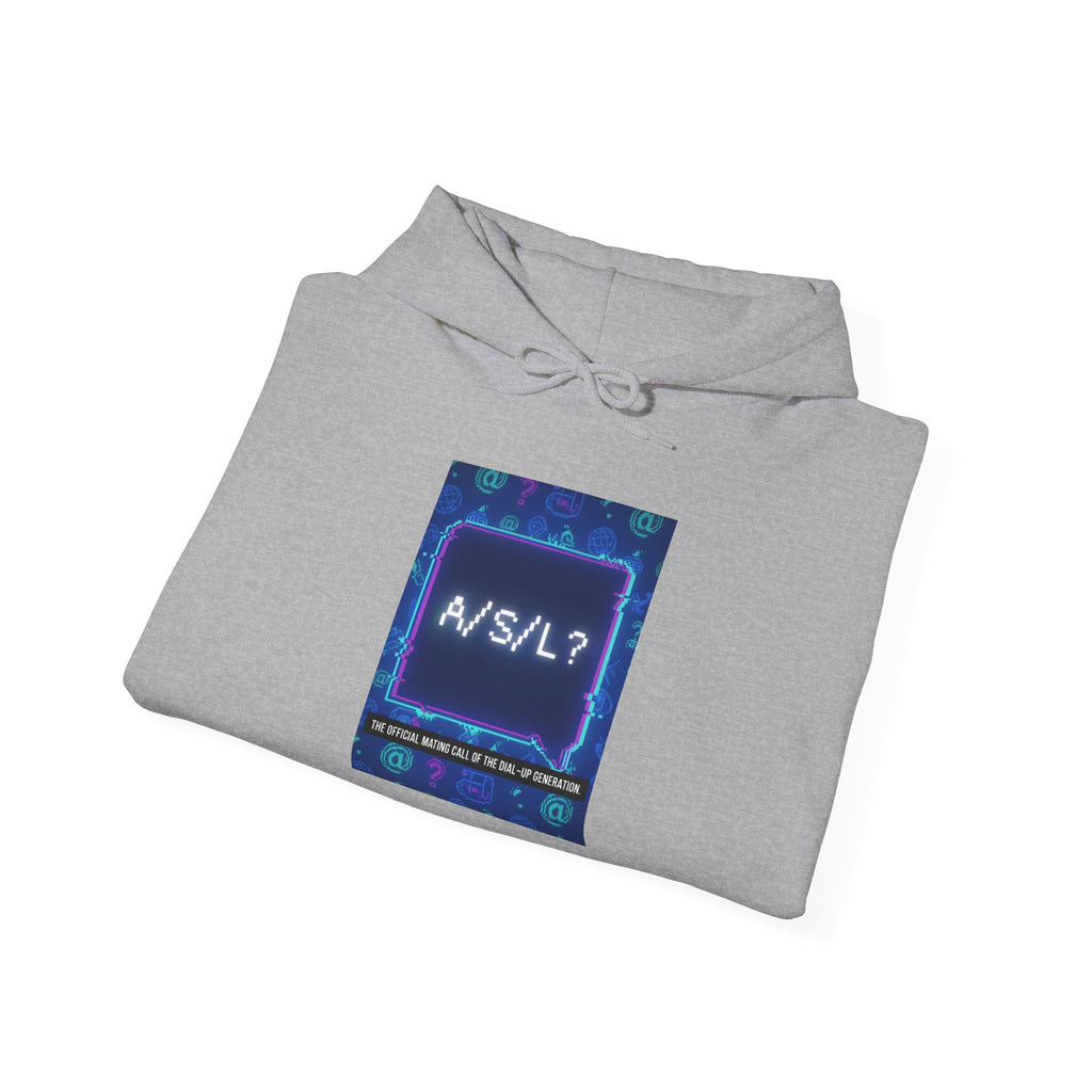 A/S/L? Neon Chat Hoodie — Retro Internet Graphic Pullover