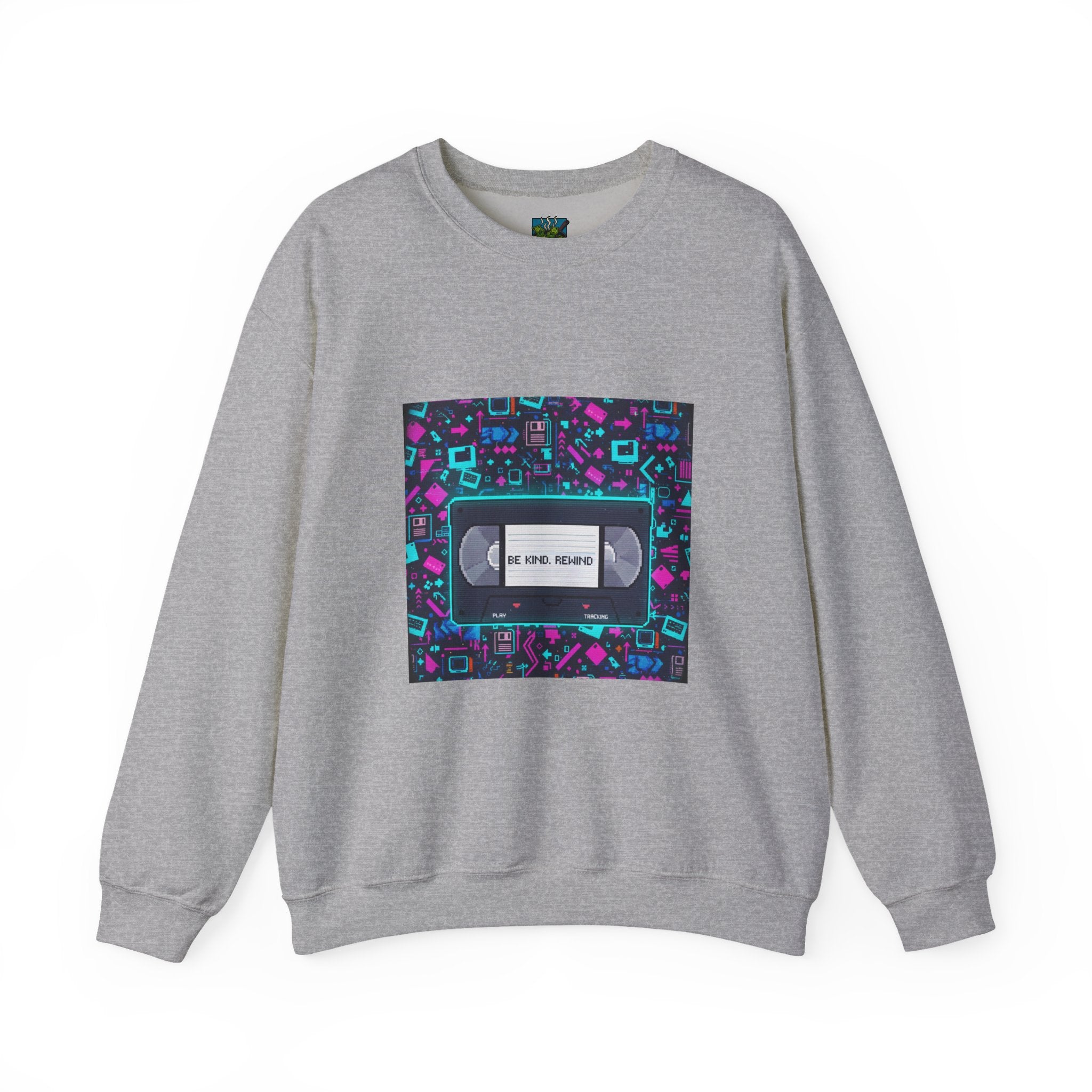 Retro VHS Tape Crewneck Sweatshirt