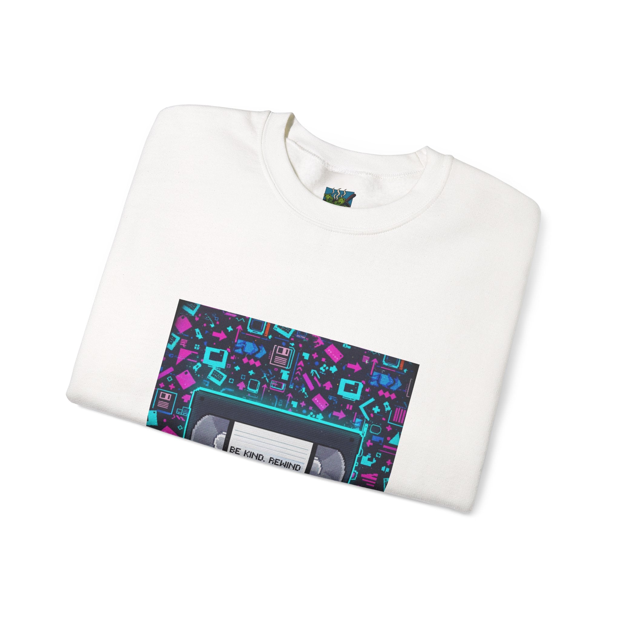 Retro VHS Tape Crewneck Sweatshirt