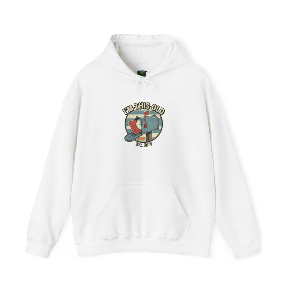 Hoodie — "I'm This Old" DVD in Mailbox Retro Pullover Hoodie