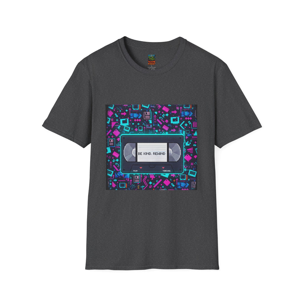 VHS Tape Retro Tee — "Be Kind, Rewind" Vintage 80s T-Shirt