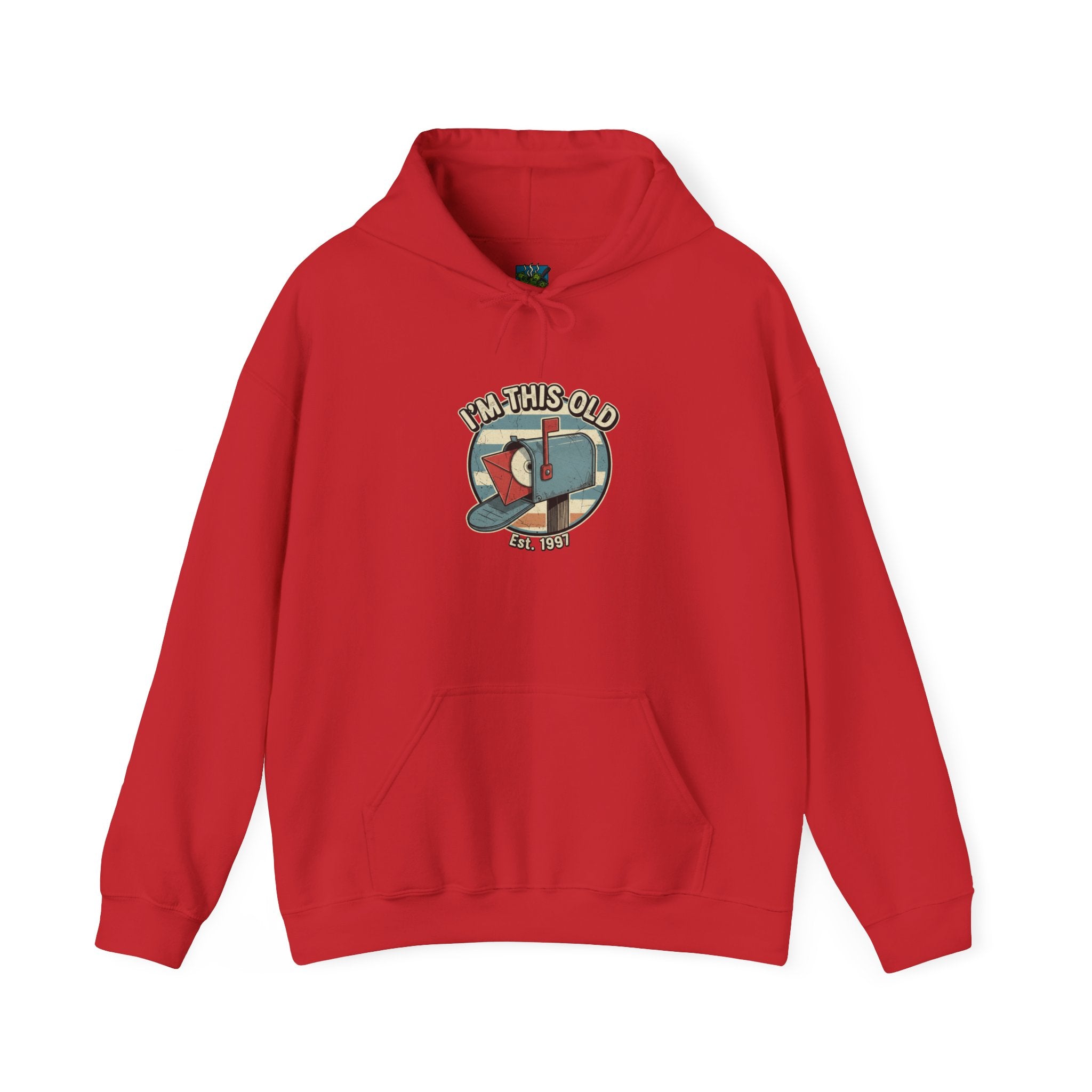Hoodie — "I'm This Old" DVD in Mailbox Retro Pullover Hoodie