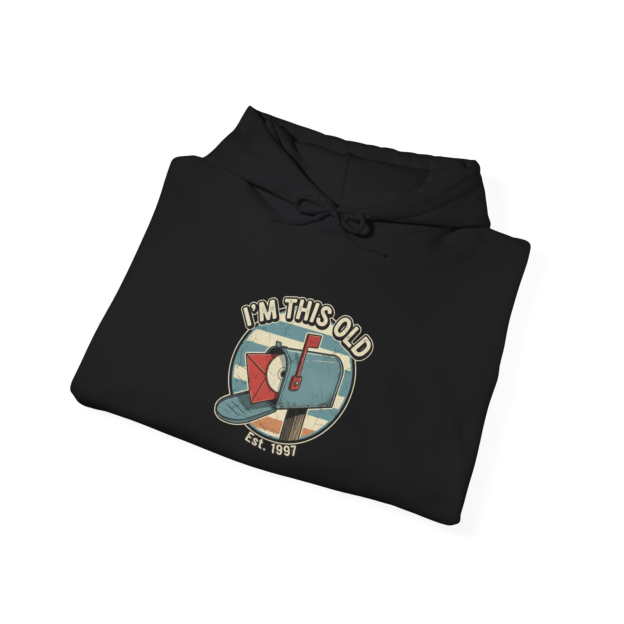 Hoodie — "I'm This Old" DVD in Mailbox Retro Pullover Hoodie