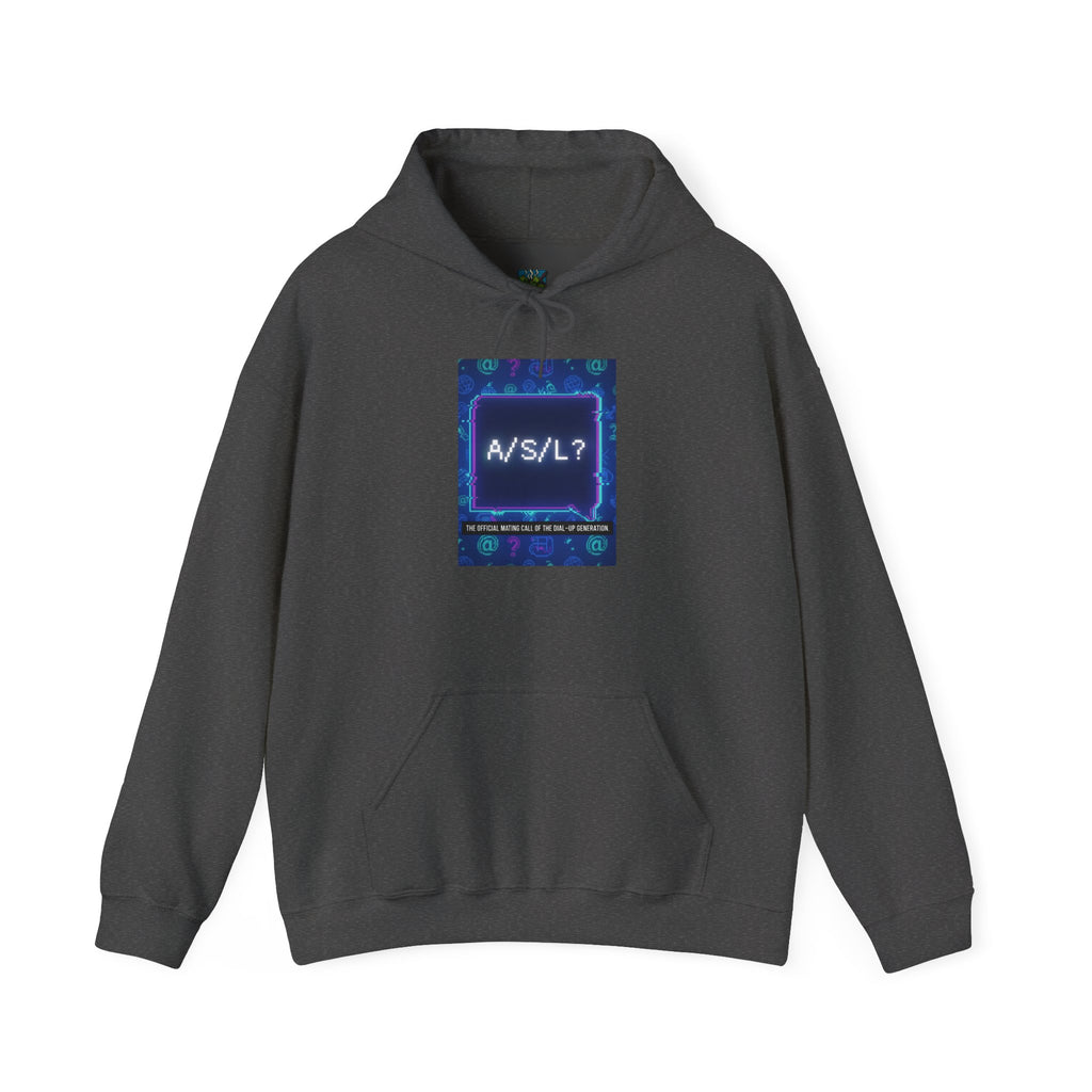 A/S/L? Neon Chat Hoodie — Retro Internet Graphic Pullover