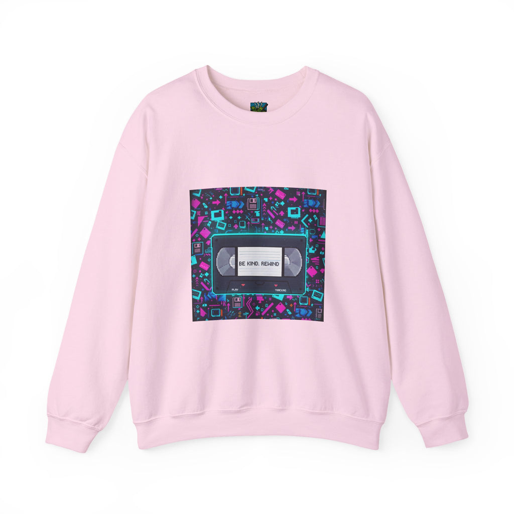 Retro VHS Tape Crewneck Sweatshirt