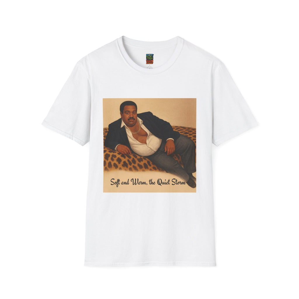 Retro Lounge Graphic T-Shirt — "Soft and Warm, the Quiet Storm"
