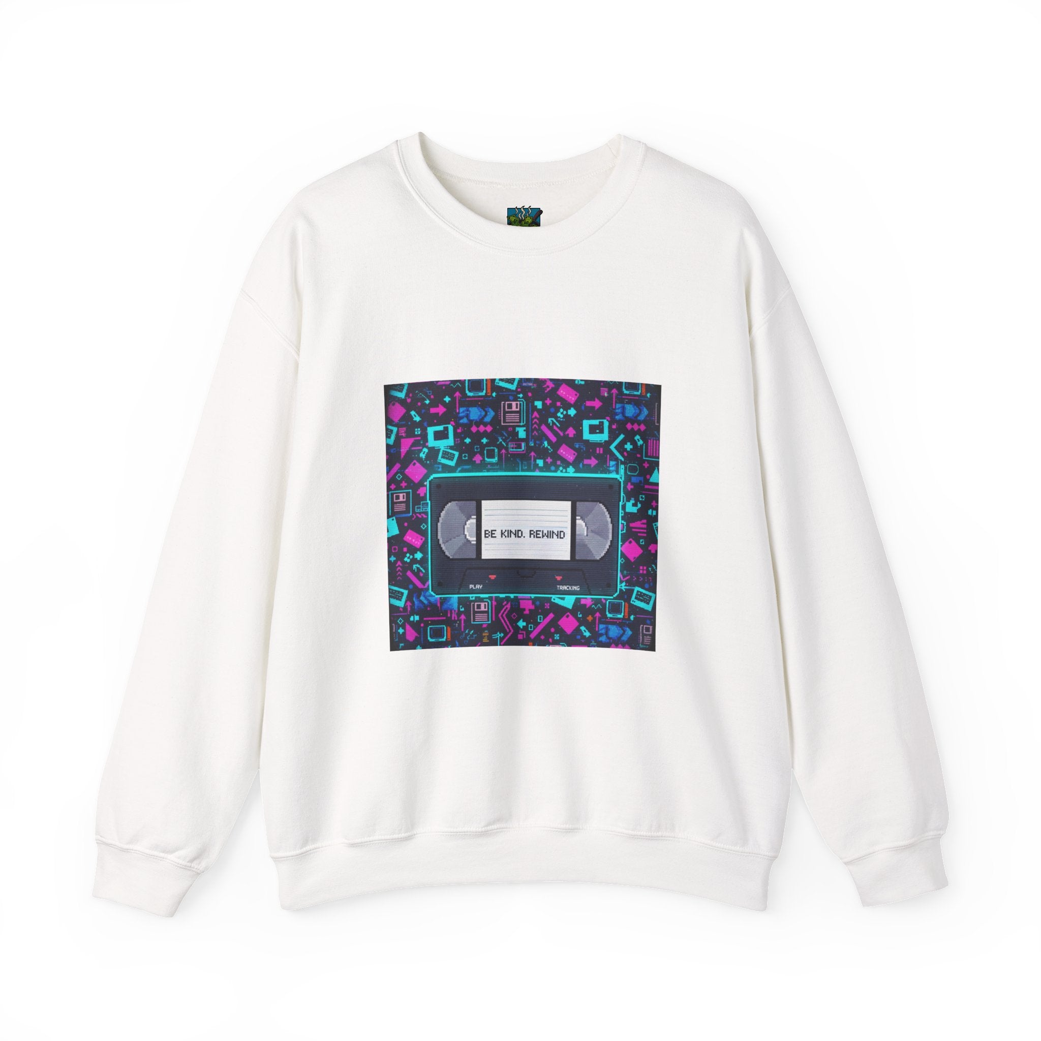 Retro VHS Tape Crewneck Sweatshirt