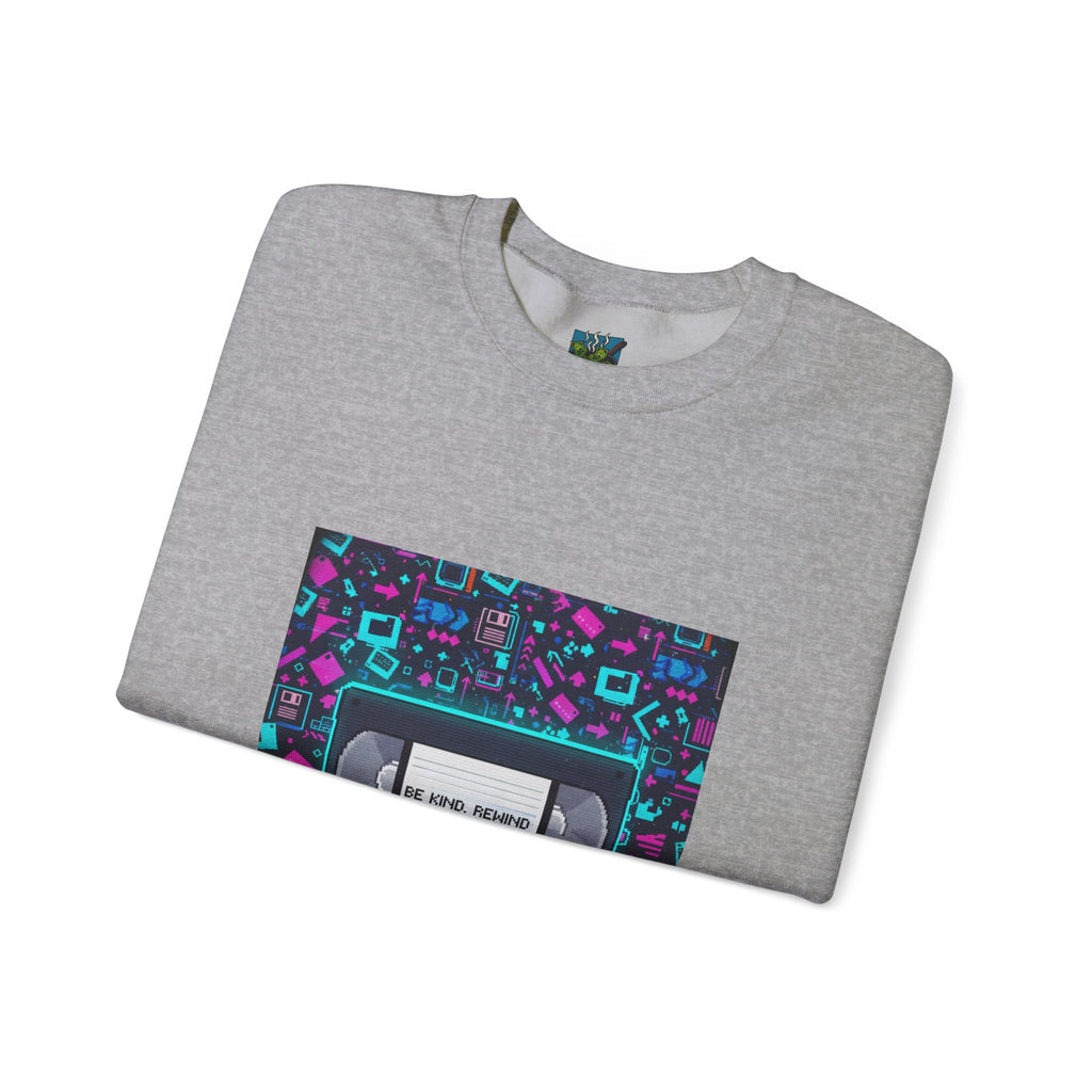 Retro VHS Tape Crewneck Sweatshirt