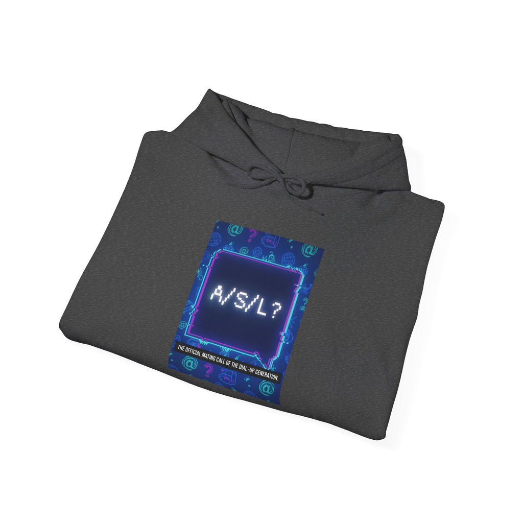 A/S/L? Neon Chat Hoodie — Retro Internet Graphic Pullover