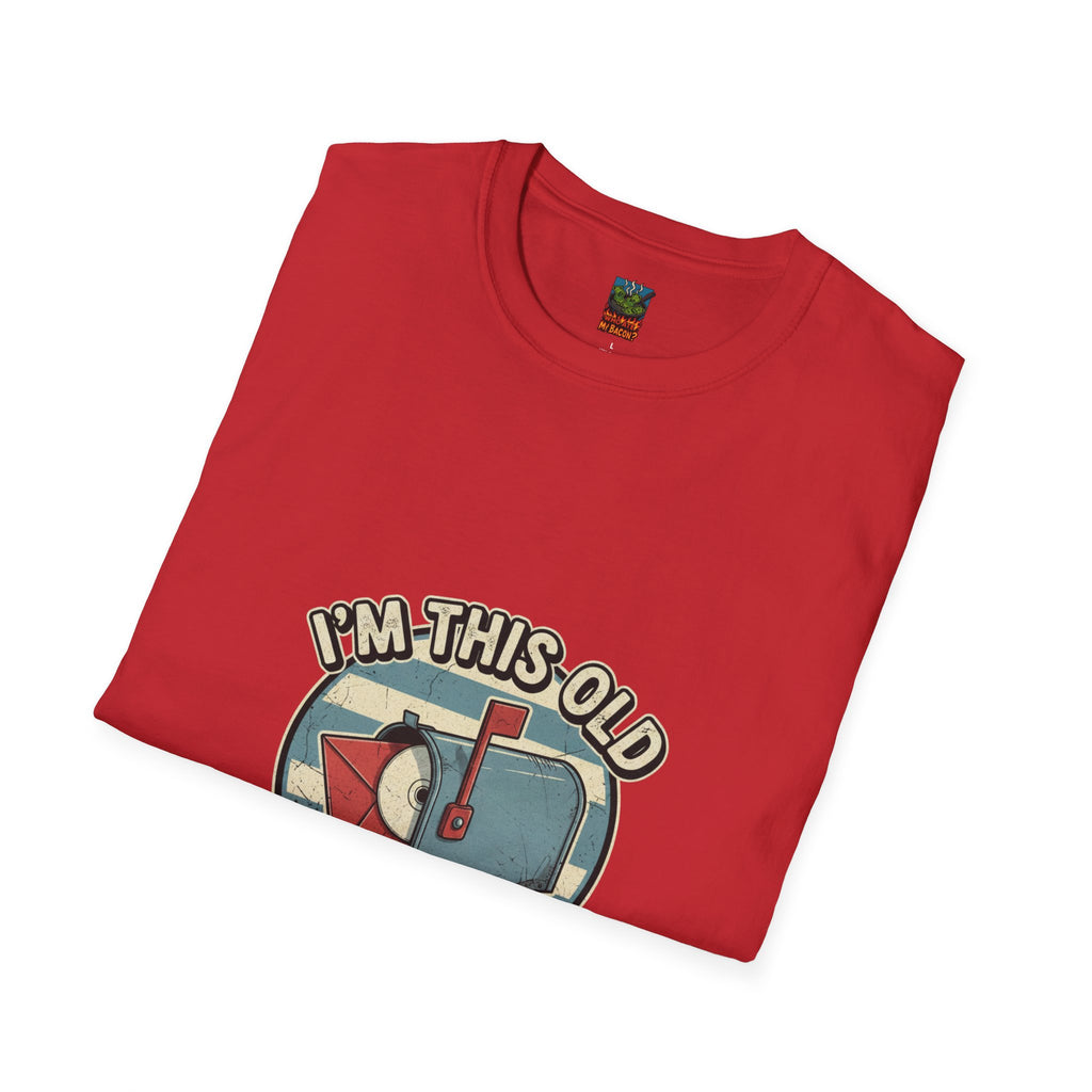 T-Shirt - "I'm This Old" DVD in Mailbox Retro Graphic Tee