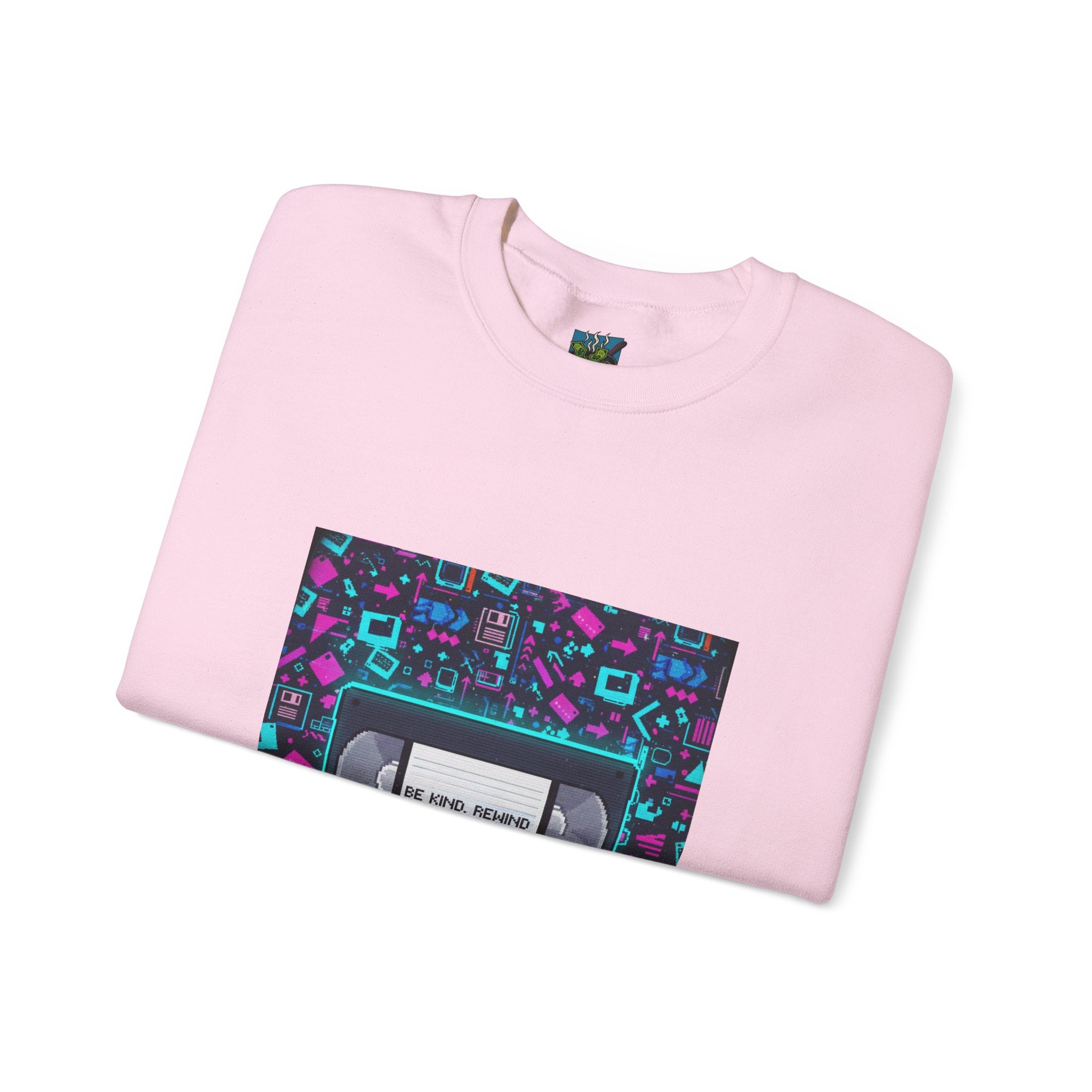 Retro VHS Tape Crewneck Sweatshirt